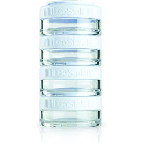 GoStak(ゴースタック) ブレンダーボトル ピクニック容器 40cc×4個 ホワイト 【日本正規...