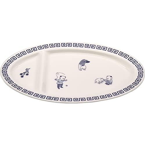 アルタ おまち堂 ギョウザ皿 24×14.2cm 唐子 AR0604437