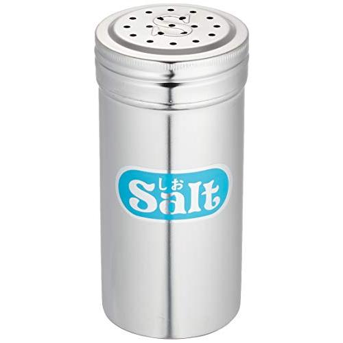 遠藤商事 業務用 調味缶 ロング (アクリル蓋付) S缶 (しお) 18-8ステンレス・ポリプロピレ...