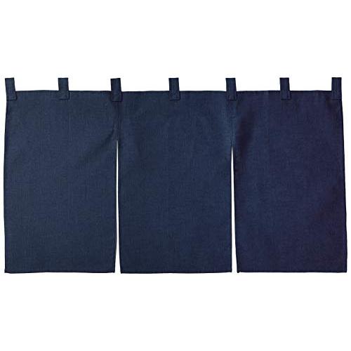 ネクスト のれん 半間用 無地 紺 縦×横(mm)450×850 質量(g)130 材質:綿65%麻...