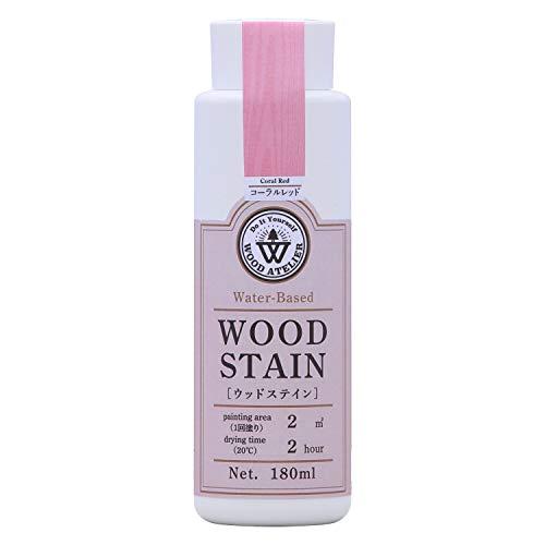 和信ペイント 水性着色剤 ウッドアトリエ ウッドステイン 180ml 800675 木目を生かした着...