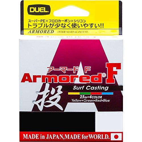 DUEL(デュエル) PEライン 0.8号 アーマード F 投げ 200M 0.8号 25m4カラー...