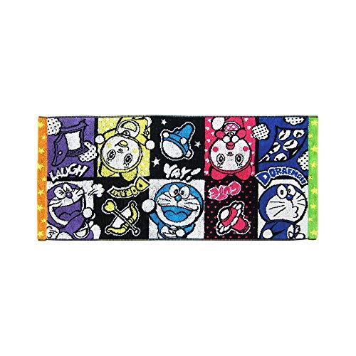 楠橋紋織 フェイスタオル わくわくポップアート ドラえもん ミックス 約34×76cm A-8815...