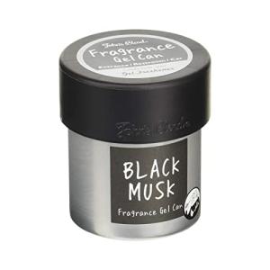 John's Blend ジョンズブレンド 芳香剤 車 置き型 フレグランスジェルカン ブラックムスク 85g OA-JON-38-10｜hapitize