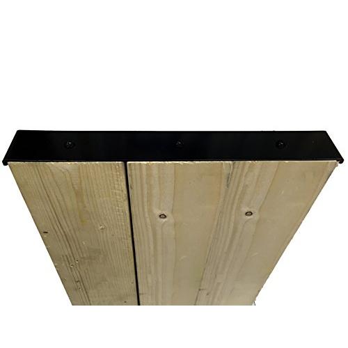 和気産業 Walist ウォリスト DIY 壁面収納 突っ張り 束ねる金具3枚用 黒 WAT-015