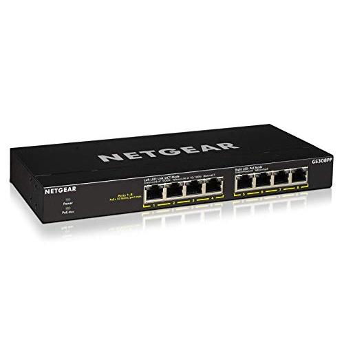 【正規品】 ネットギア NETGEAR スイッチングハブ 8ポート 1G PoE+ (83W) 金属...