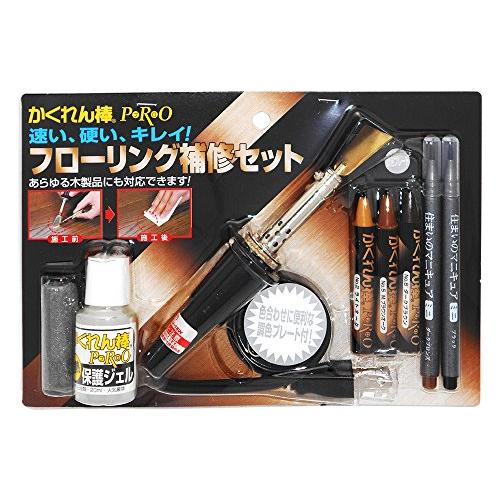 建築の友 かくれん棒 プロ フローリング補修セット スーパーハードタイ AH-31