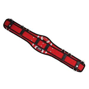 SK11 SPIDER サポートベルト L 立体エアークッション 長さ800mm レッド D環付き SPD-RD-9｜川西ストア