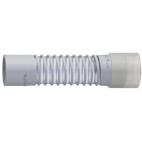 SANEI 洗濯機部品 パン排水フレキ 芯ずれ調整 250mm H640B-50X250 グレー