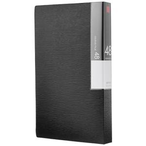 バッファロー BUFFALO CD&DVDファイルケース ブックタイプ 48枚収納 ブラック BSCD01F48BK