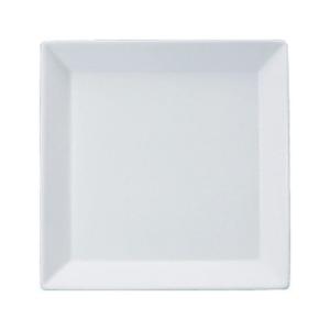 NARUMI(ナルミ) プレート 皿 パティア(PATIA) 17cm ホワイト シンプル スクエア...