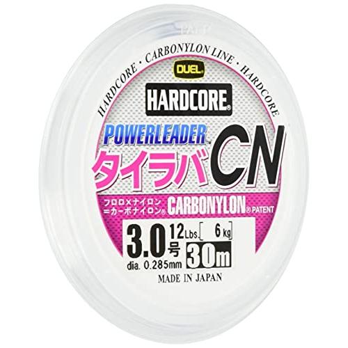 DUEL(デュエル) カーボナイロンライン 3.0号 ハードコア パワーリーダー タイラバ カーボナ...