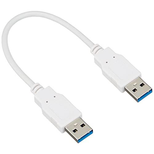 変換名人 USB3.0 クロス結線ケーブル 20cm [ Aオス-Aオス ] USB3A-AX/CA...