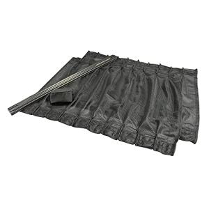 槌屋ヤック(Tsuchiya Yac) 車内用品 日除け カーテン サイドカーテン メッシュ2 BK Sサイズ L-114｜hapitize