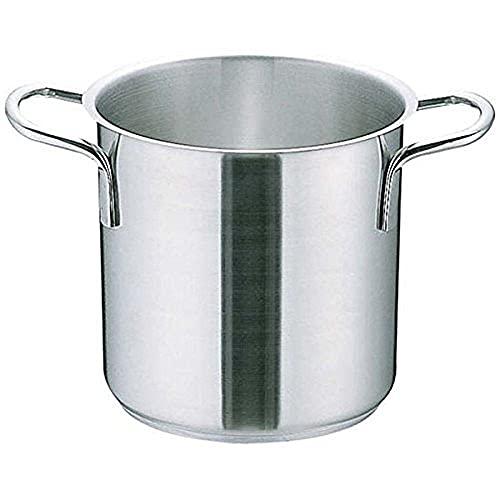 遠藤商事 TKG 寸胴鍋 20cm ステンレス製で錆びにくく丈夫で衛生的 IH対応 熱伝導率の高いア...