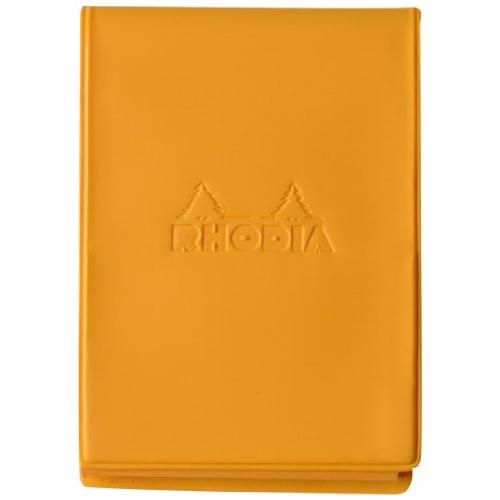 ロディア PVCカバー付き メモ帳 No.11(A7) インカラー オレンジ (ブロックロディア N...