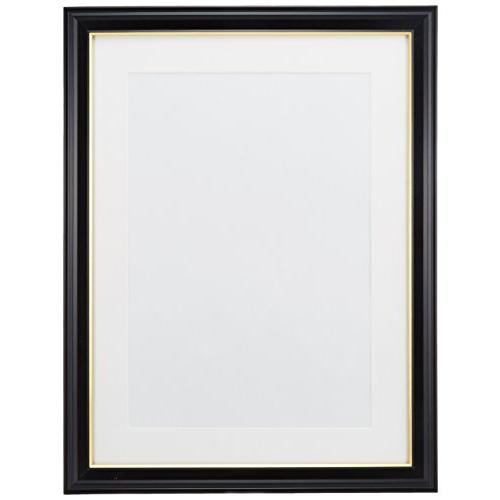 FUJICOLOR 額縁 肖像額 A3 木製 ブラック 405020 59560