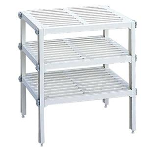 Belca 日本製 キッチン収納 3段フリーラック 幅37×奥行30×高さ40cm ホワイト PS-485｜hapitize