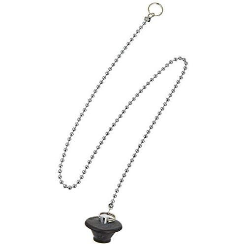 SANEI バス用W式クサリ付きゴム栓 クサリ長さ670ｍｍ 4.5ｍｍ玉クサリ PH27-31