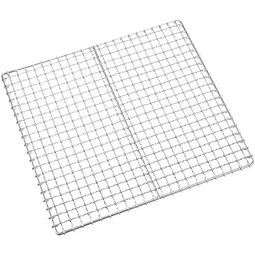 遠藤商事 TKG 焼き網 間口(mm)×奥行(mm)360×330 熱に強い鉄にクロームメッキ 線の...