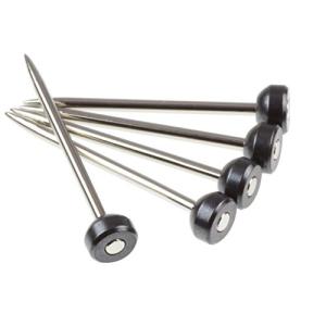 福井金属工芸 鉄並Xフック用針 径1.6×31mm 黒色 F-0154｜hapitize