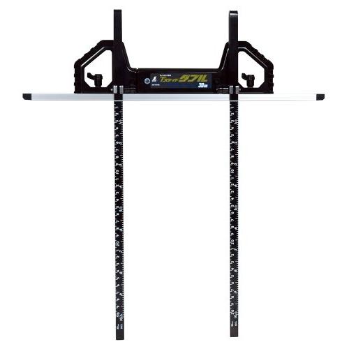 シンワ測定(Shinwa Sokutei) 丸ノコガイド定規 Tスライドダブル 併用目盛 突き当て可...