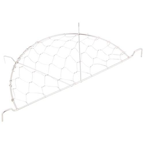 遠藤商事 業務用 半月型天ぷらアミ 27cm用 亀甲目 18-8ステンレス 日本製 ATV03027