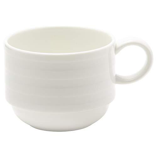 NARUMI(ナルミ) カップ ソーサー パティア(PATIA) ホワイト 250cc スタッキング...