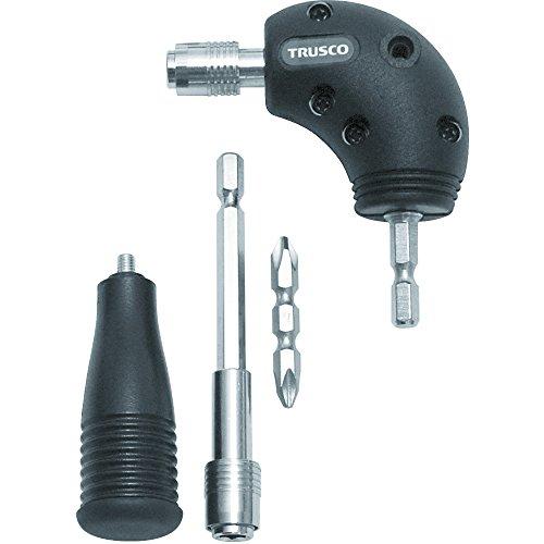 トラスコ中山(TRUSCO) 電動ドライバー用アダプター 黒 L型 TDA-510