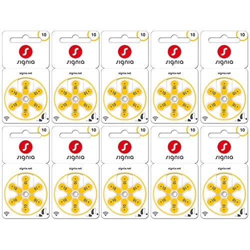 シグニア 補聴器電池 PR536 10パック（60粒入り） 空気電池