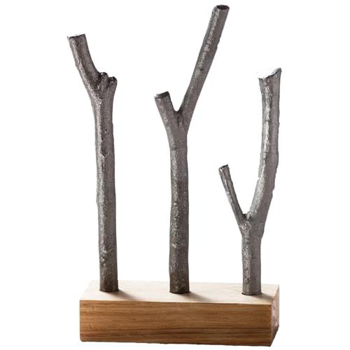 イシガキ 鉄小枝 天然木スタンド付き ブラック 縦88×横40×高さ145mm 手軽に鉄分補給 料理...