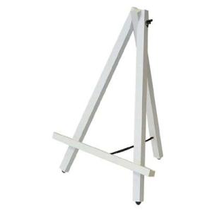 木製イーゼル Sサイズ ホワイト [おもちゃ＆ホビー]