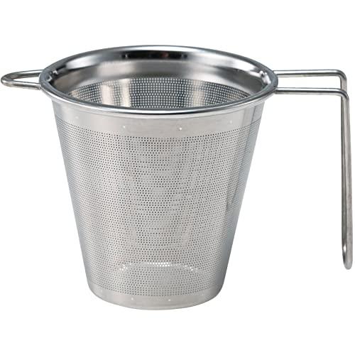 SS (スーパー ステンレス) 茶こし 茶漉し ストレーナー 取っ手付き 深型 急須不要 お手入れ簡...