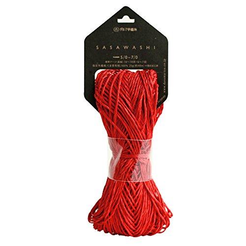 横田(Yokota) DARUMA SASAWASHI 毛糸 並太 Col.10 レッド 系 25g...