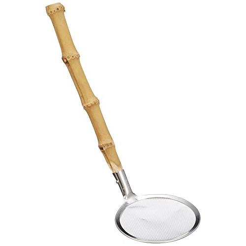 遠藤商事 業務用 あく取り 直径x柄長73x230mm 本体18-8ステンレス ハンドル天然竹 日本...