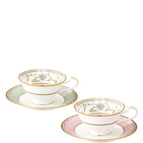 Noritake ノリタケ カップ &amp; ソーサー ( 色変り ペアセット ) ( コーヒー ティー ...