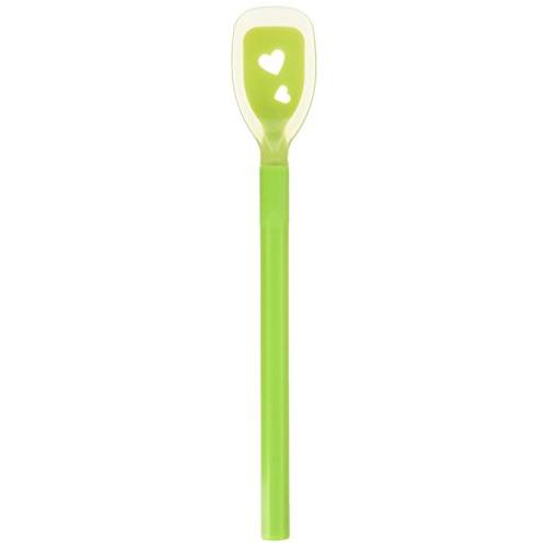 岡部洋食器 シリコン ソフトスプーン 小 グリーン