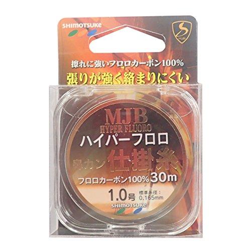 SHIMOTSUKE(シモツケ) フロロカーボンライン MJB ハイパー鼻カン仕掛糸 30m 1号 ...