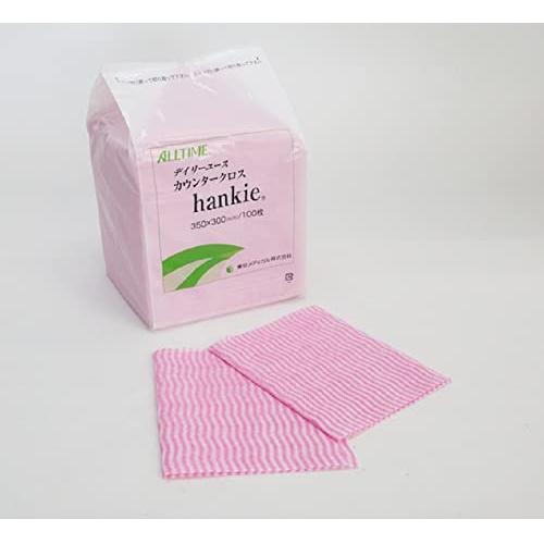 東京メディカル オールタイム ALL TIME カウンタークロス ハンキー ピンク ミニ 100枚 ...