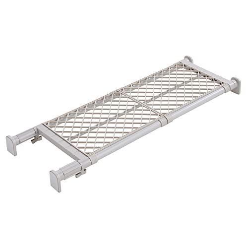 HEIAN SHINDO 突っ張り棚 強力タイプ メッシュ ホワイト 耐荷重50~30kg 幅73~...