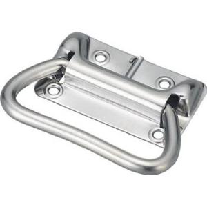 TRUSCO(トラスコ) スプリング付トランク取手 ステンレス製 85mm TT-85S