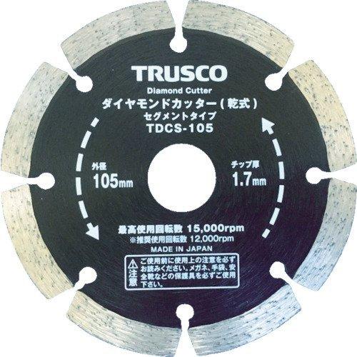 TRUSCO(トラスコ) ダイヤモンドカッター 200X2.2TX7WX25.4H セグメン TDC...