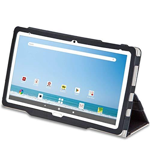 エレコム dtab d-41A フラップケース ソフトレザー 2アングル 軽量 ブラック TB-S2...