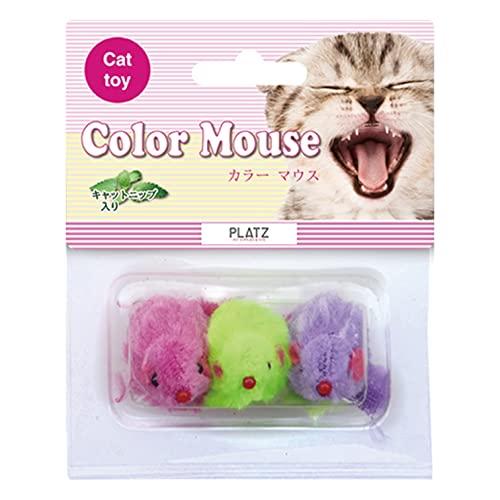 PLATZ PET SUPPLIES &amp; FUN 猫用おもちゃ カラーマウス 3P