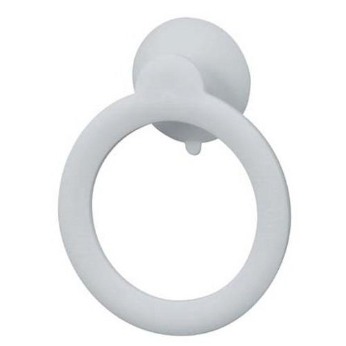 SANEI タオルかけ リングタイプ 吸盤式 柔らか素材 ホワイト PW5370-W4