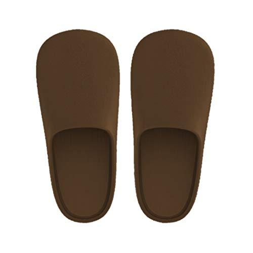 [オーエ] スリッパ ブラウン 約24~26cm トイレ シューズ やわらかく ふき取り簡単