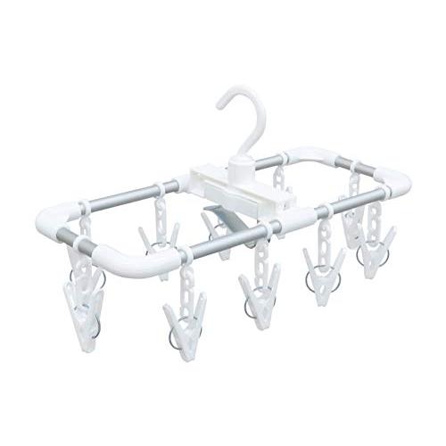 東和産業 LD キッチン小物ハンガー ホワイト 約幅33.2×高さ13×奥行13.5cm 吊り戸棚に...