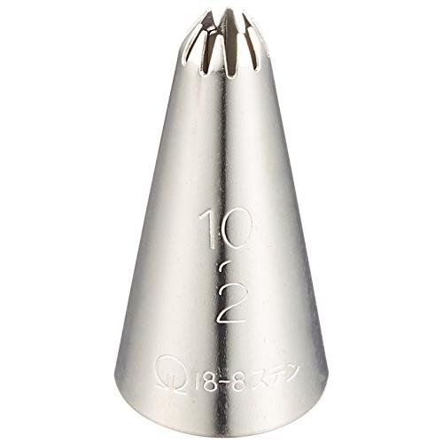 遠藤商事 業務用 口金 花型 10切 No. 2 18-8ステンレス 日本製 WKT31102