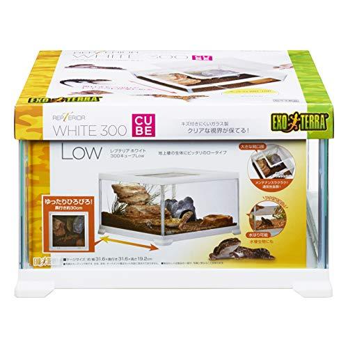 エキゾテラ GEX EXOTERRA レプテリアホワイト300CUBE Low 小型爬虫類 ガラスケ...