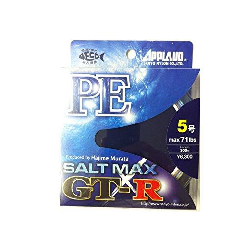 サンヨーナイロン PEライン アプロード ソルトマックス GT-R PE 300m 5号 71lb ...